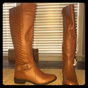 Quilted Brown Boots